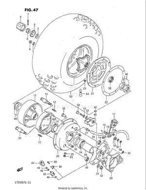 Rear Wheel (right) Schematic