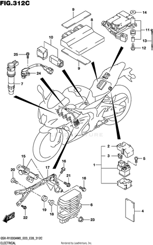 Electrical (gsx-r1000ra:e33) Schematic