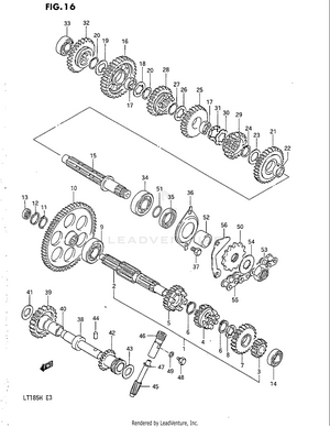 Transmission (model F) Schematic