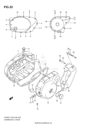 Crankcase Cover Schematic