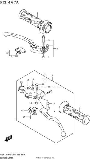 Handle Lever Schematic
