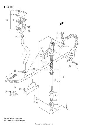 Rear Master Cylinder Schematic