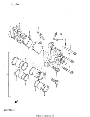 Front Calipers Schematic