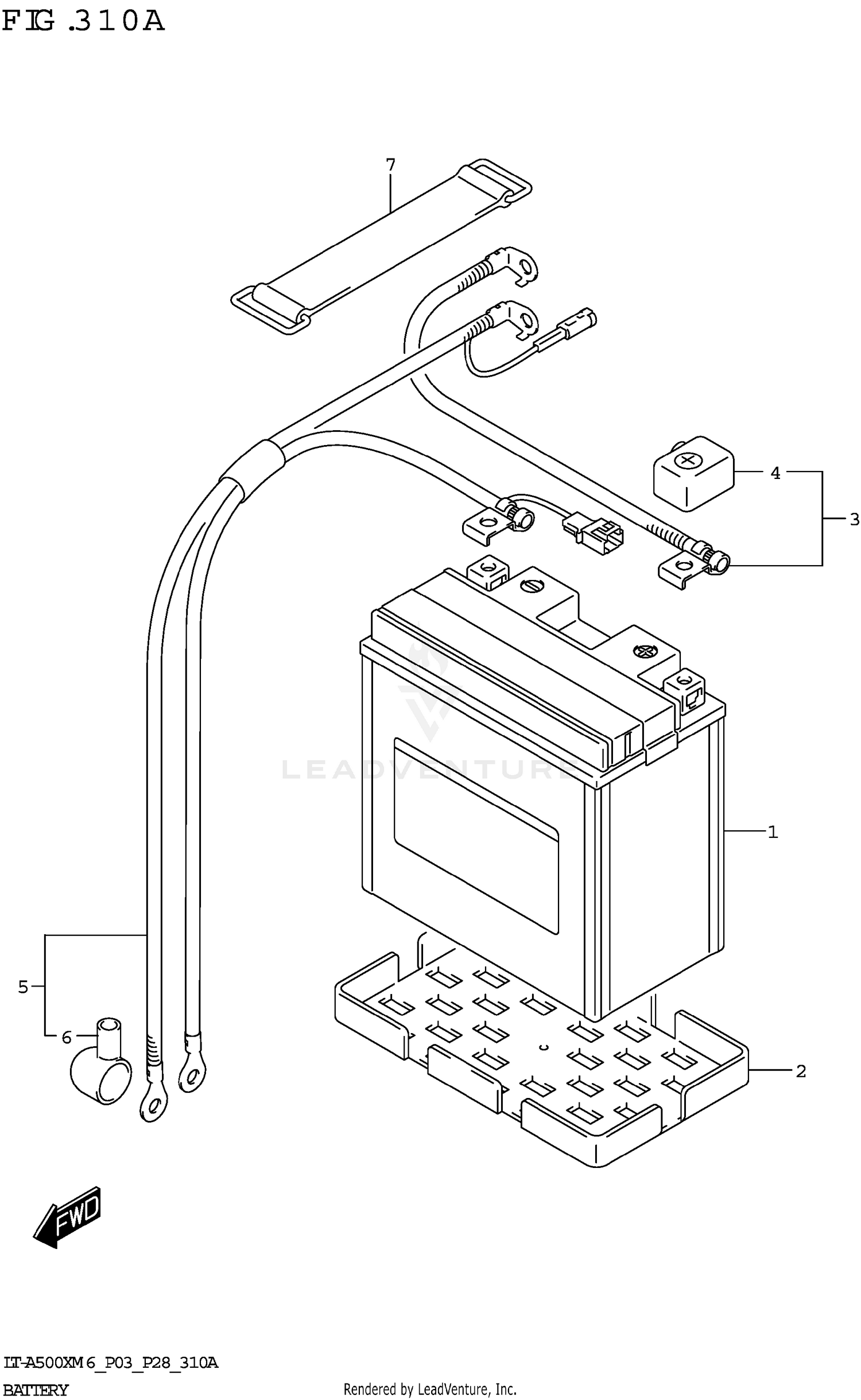 BATTERY (LT-A500X:(P03,P33))