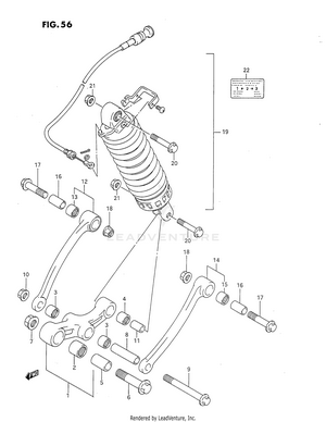 Rear Cushion Lever Schematic