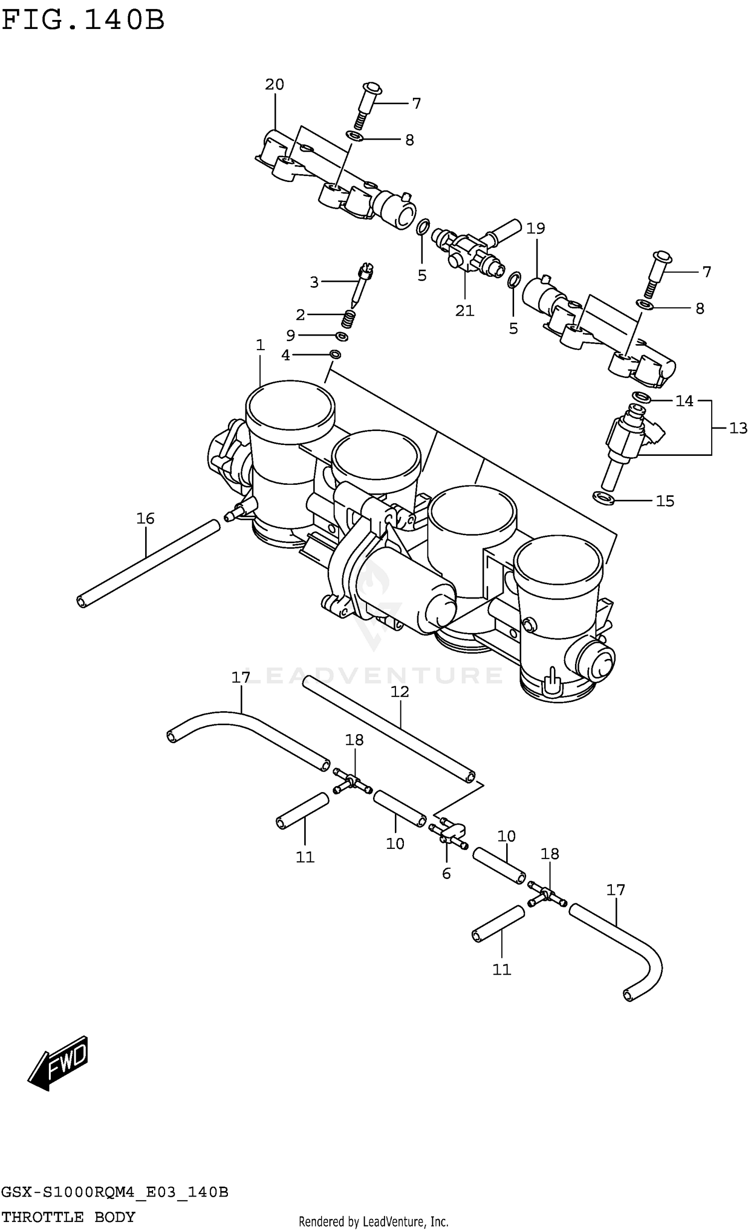 THROTTLE BODY (GSX-S1000RQM4 E28)