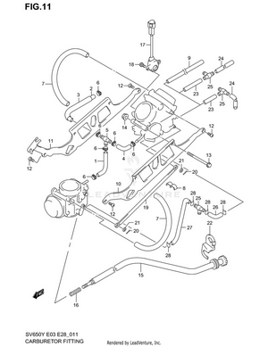 Carburetor Fittings Schematic