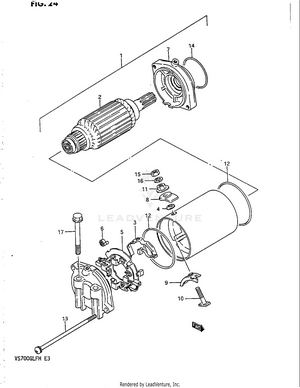 Starting Motor Schematic