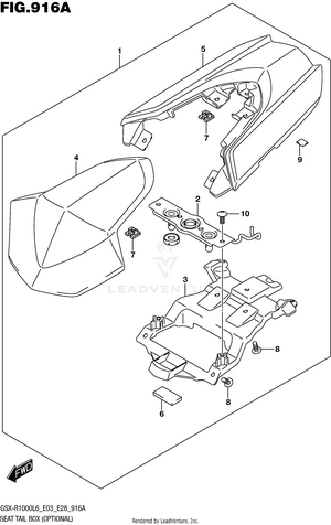 Seat Tail Box (optional) Schematic
