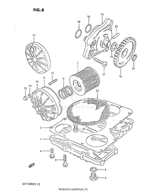 Oil Pump-oil Filter Schematic