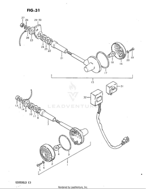 Turn Signal Lamp (model Z) Schematic