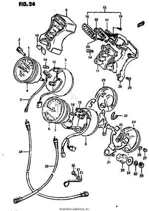 Speedometer-tachometer Schematic