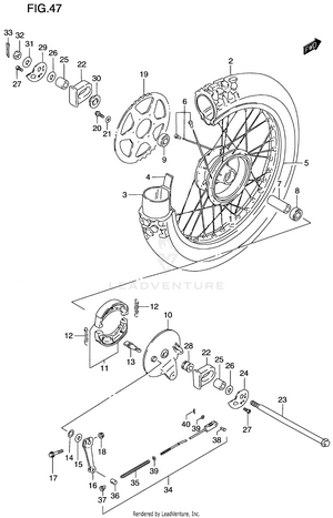 Rear Wheel Schematic