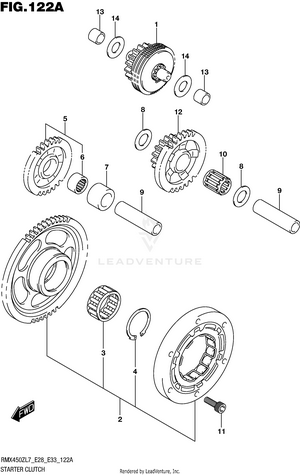 Starter Clutch Schematic
