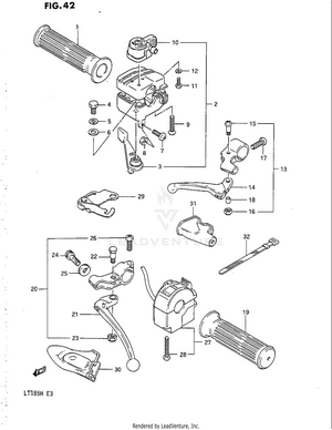 Handle Switch (model H) Schematic