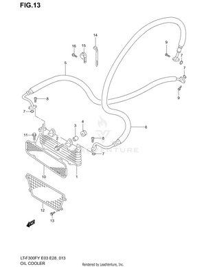 Oil Cooler Schematic