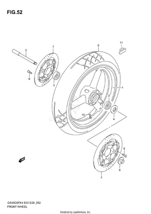 Front Wheel Schematic