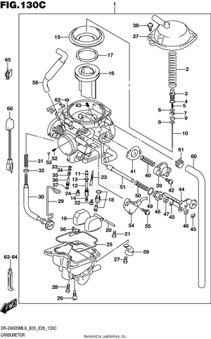 Carburetor (dr-z400sml6 E33) Schematic
