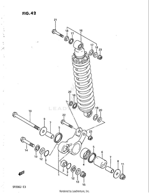 Rear Cushion Schematic