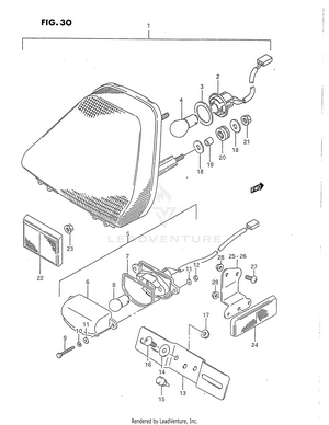 Rear Combination Lamp Schematic