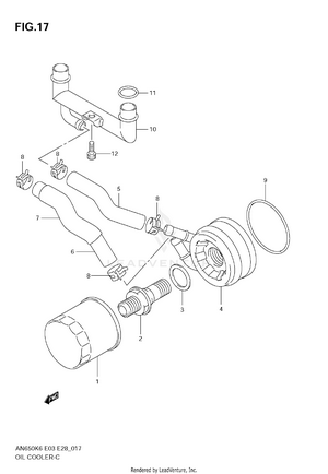 Oil Cooler Schematic