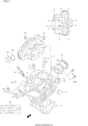 Cylinder Head Schematic