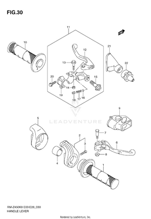 Handle Lever Schematic