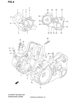 Crankcase Cover Schematic