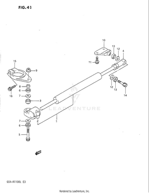 Steering Damper Schematic