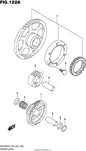 Starter Clutch Schematic