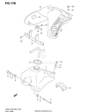 Fuel Tank (model K4) Schematic