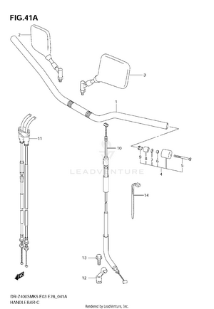 Handlebar (model K7/k8) Schematic