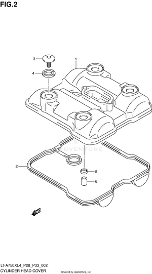 Cylinder Head Cover Schematic