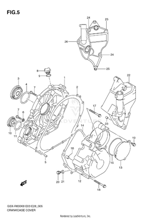 Crankcase Cover Schematic
