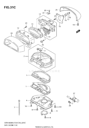 Speedometer (vzr1800nk8/nk9) Schematic