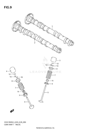 Cam Shaft - Valve Schematic