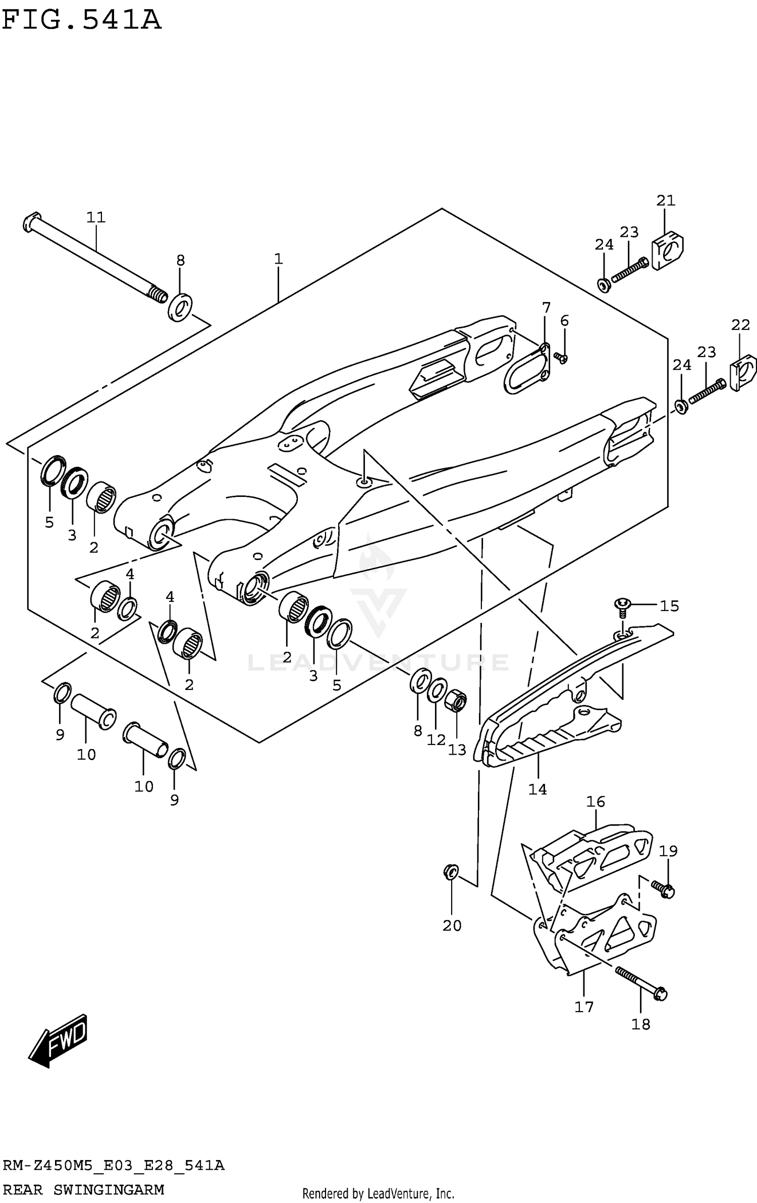 REAR SWINGINGARM