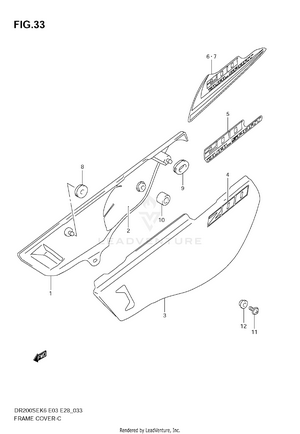 Frame Cover (model K6/k7/k8) Schematic