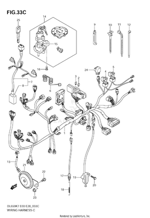 Wiring Harness (dl650ak8/ak9) Schematic