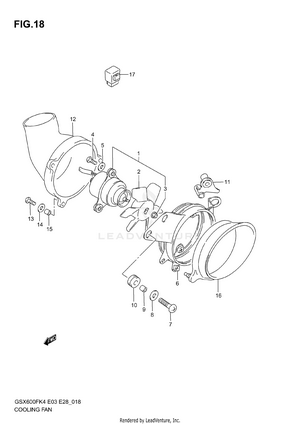 Cooling Fan (e33) Schematic