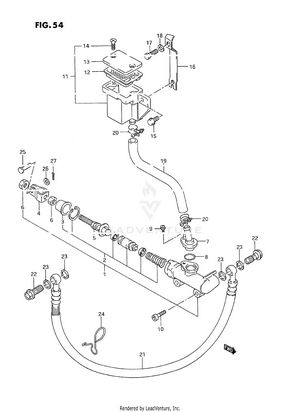 Rear Master Cylinder Schematic