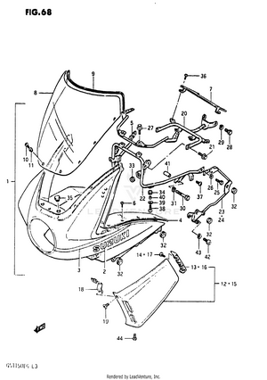 Cowling (model F/f2) Schematic
