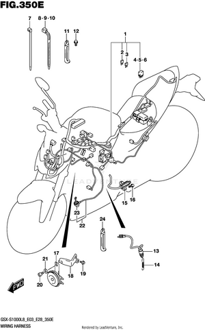 Wiring Harness (gsx-s1000l8 E33) Schematic
