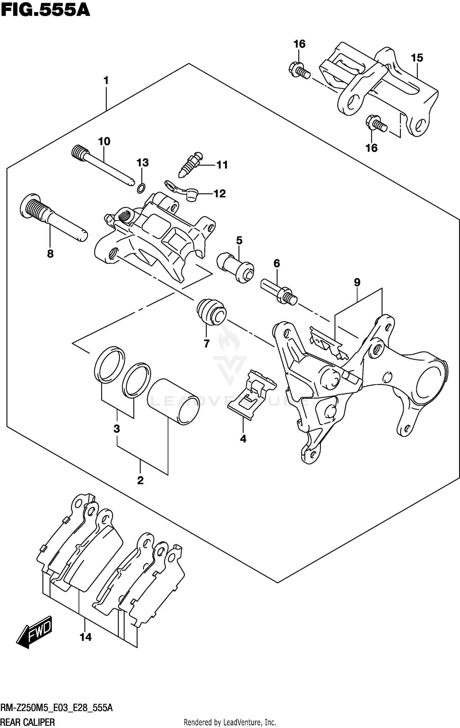 REAR CALIPER
