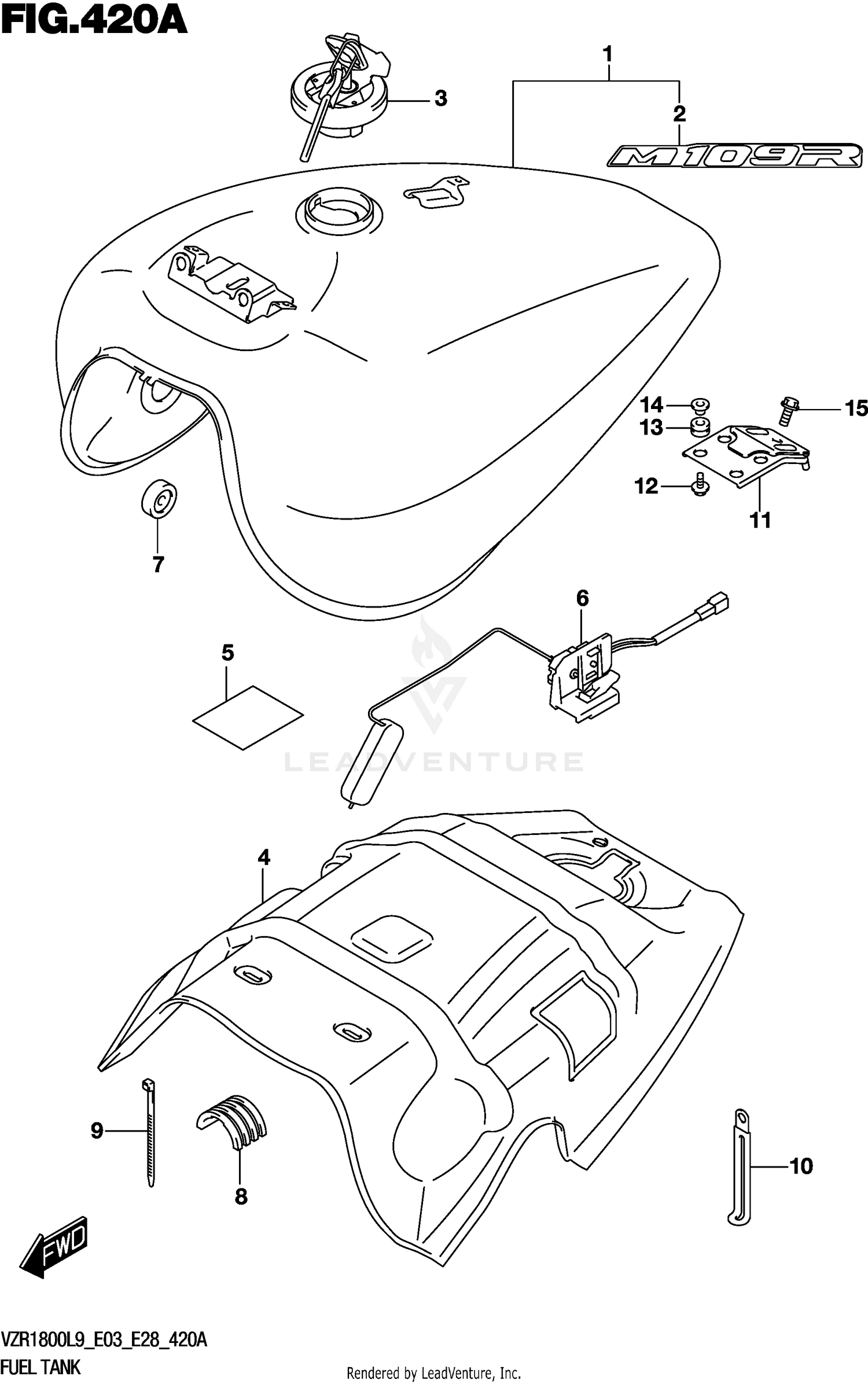 FUEL TANK (VZR1800L9 E28)