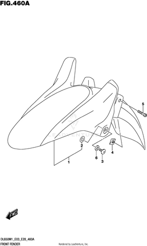 Front Fender Schematic