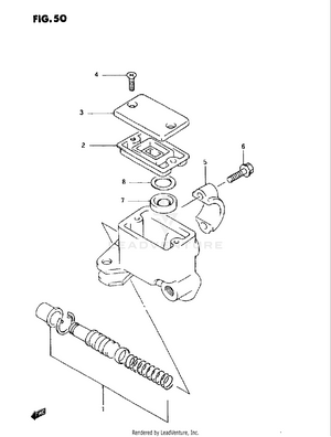 Front Master Cylinder Schematic