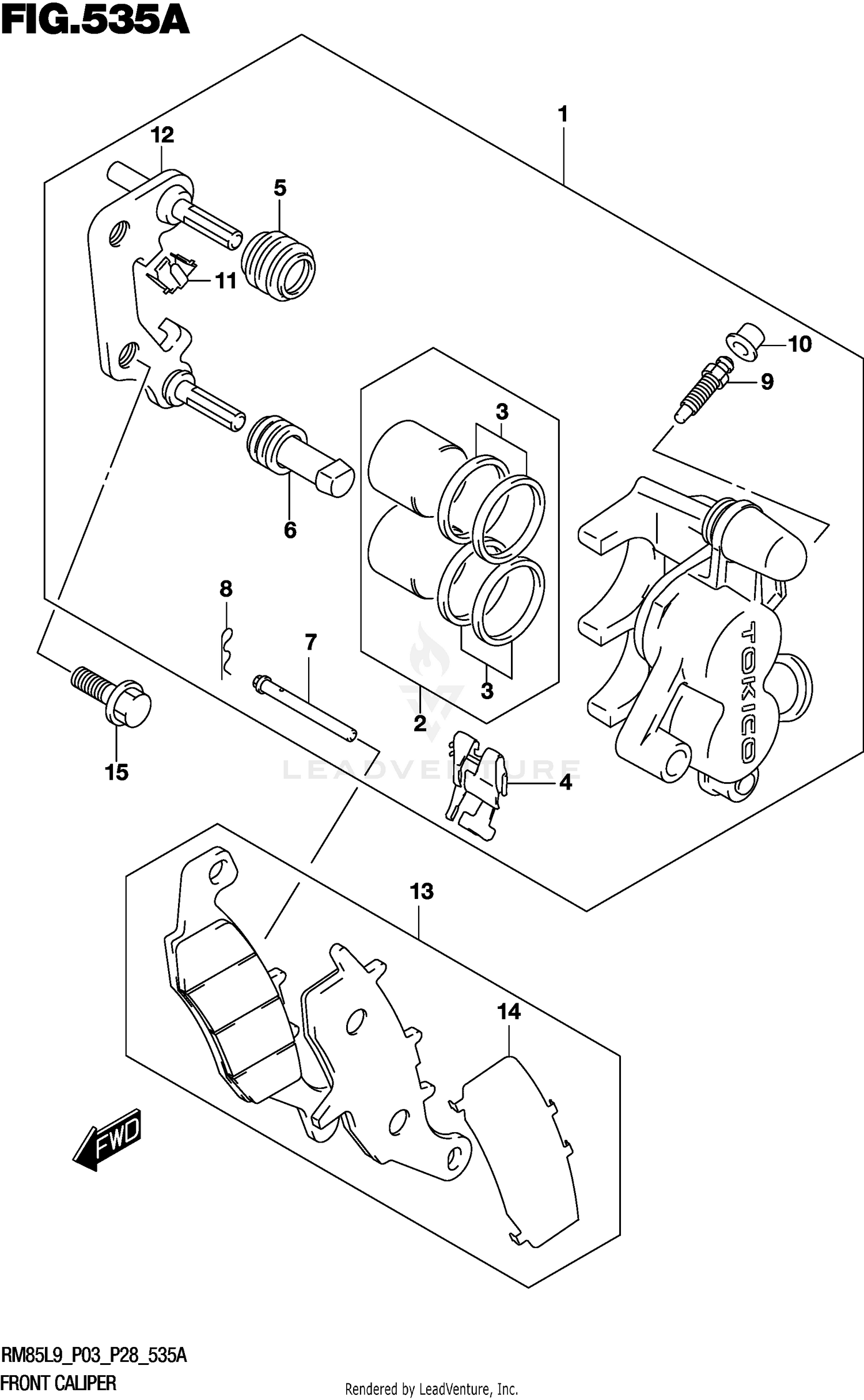 FRONT CALIPER