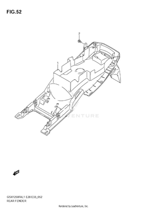 Rear Fender Schematic