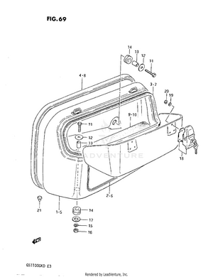 Side Bag (gs1100gkz) Schematic